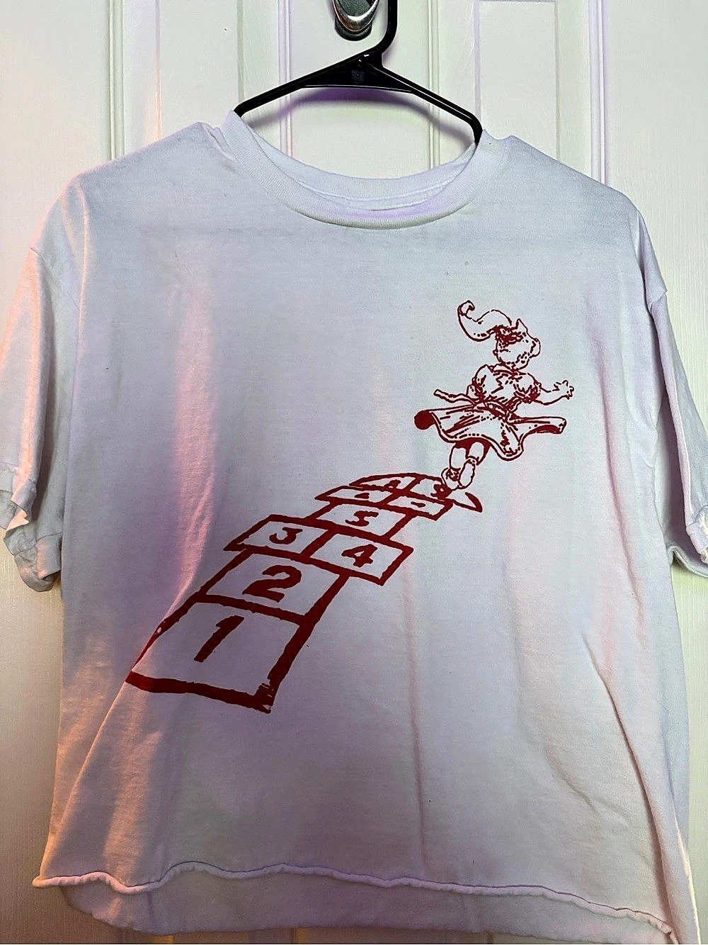 Korn Follow the Leader Hopscotch T-Shirt White Large